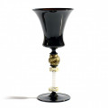 LEONARDO Black decorative goblet