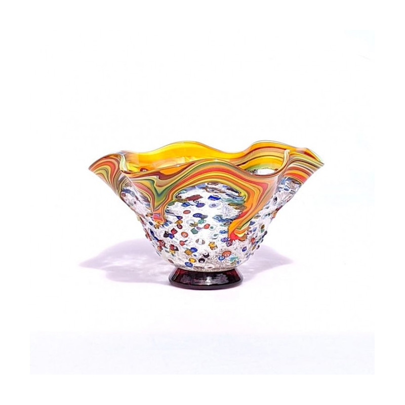 TEGLIO colored glass vase