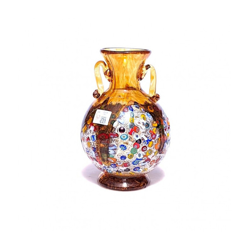 elaborated amphora vase amber home decor