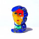 Murano head sculpture inspired by Picasso' style