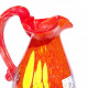 Colorful pitcher in murano glass