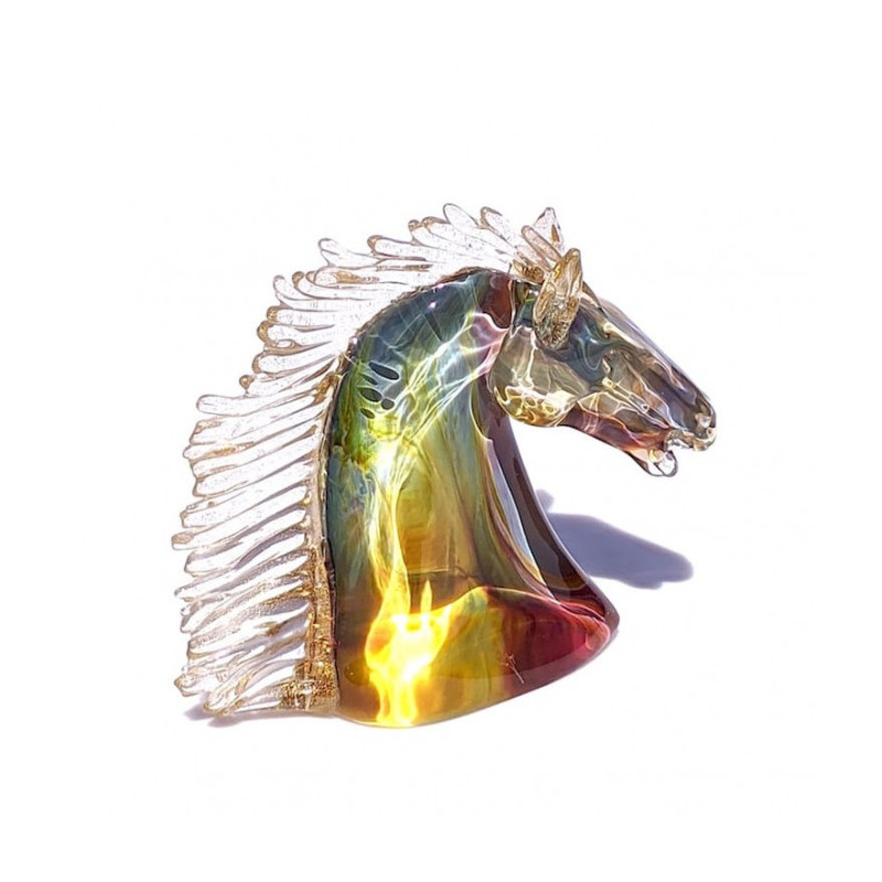 Venetian glass horse sculpture gift idea