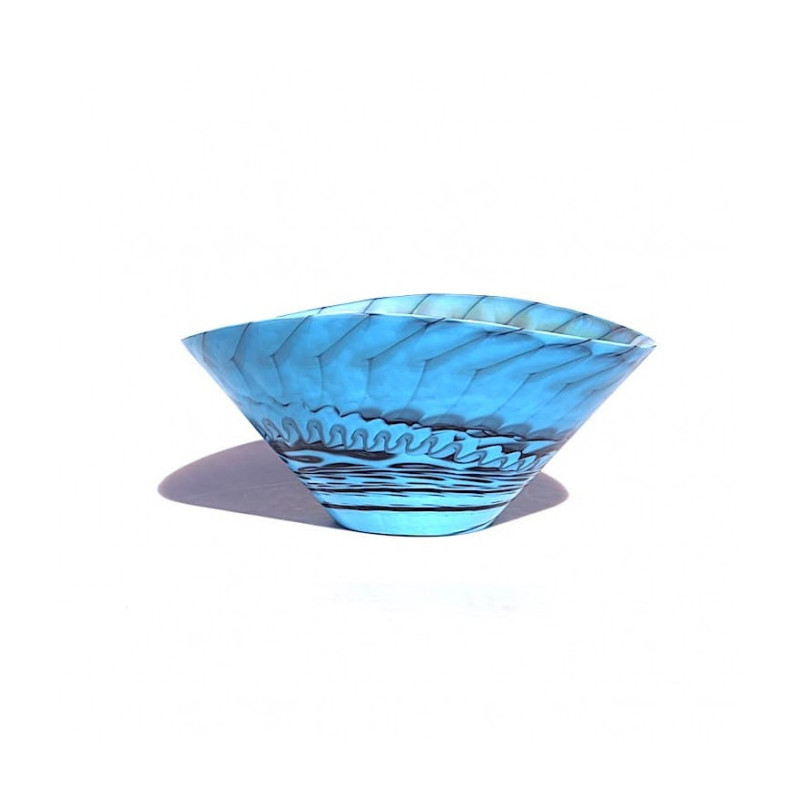 Venezia centrotavola in vetro blu di design moderno