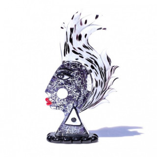 Scultura in vetro di Murano nello stile di Picasso