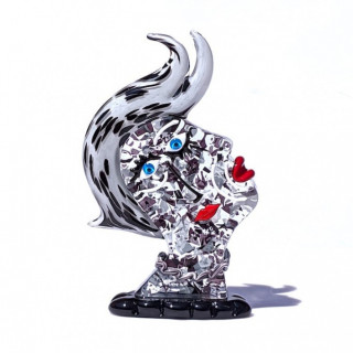 Murano glass sculpture in Picasso's style