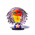 SELMA colored female head figure