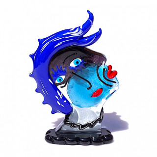 Murano glass sculpture in Picasso's style