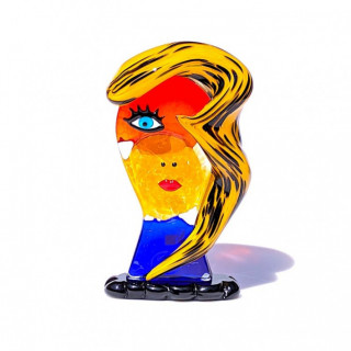Murano glass sculpture in Picasso's style