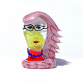 ROSA viso femminile in vetro colorato