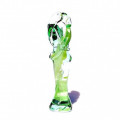HERMOS green and crystal couple love figure