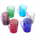 CIRIL twisted striped tumblers set