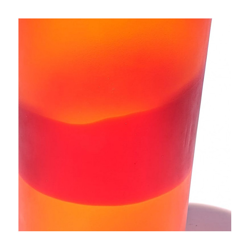 Murano orange glass handmade