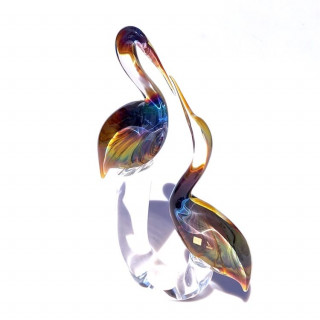 Murano elegant  sculpture body stylized smooth lines