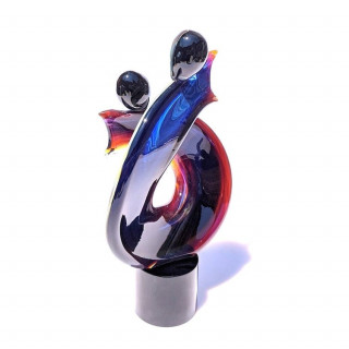 Murano scultura astratta di design moderno