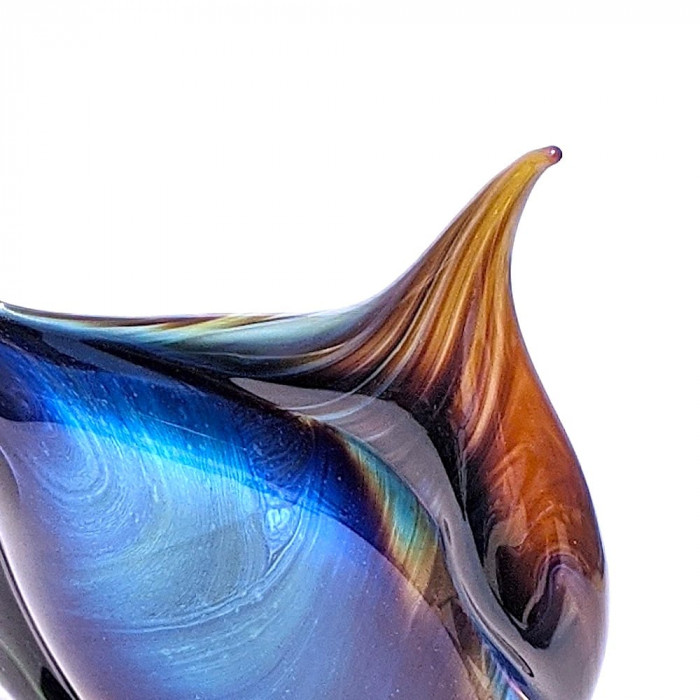 Tropical glass fish for home decor