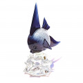NEMO blue and silver moonfish sculpture