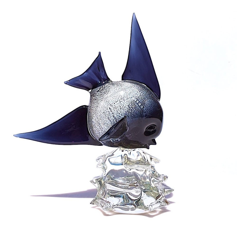 Venetian glass fish sculpture