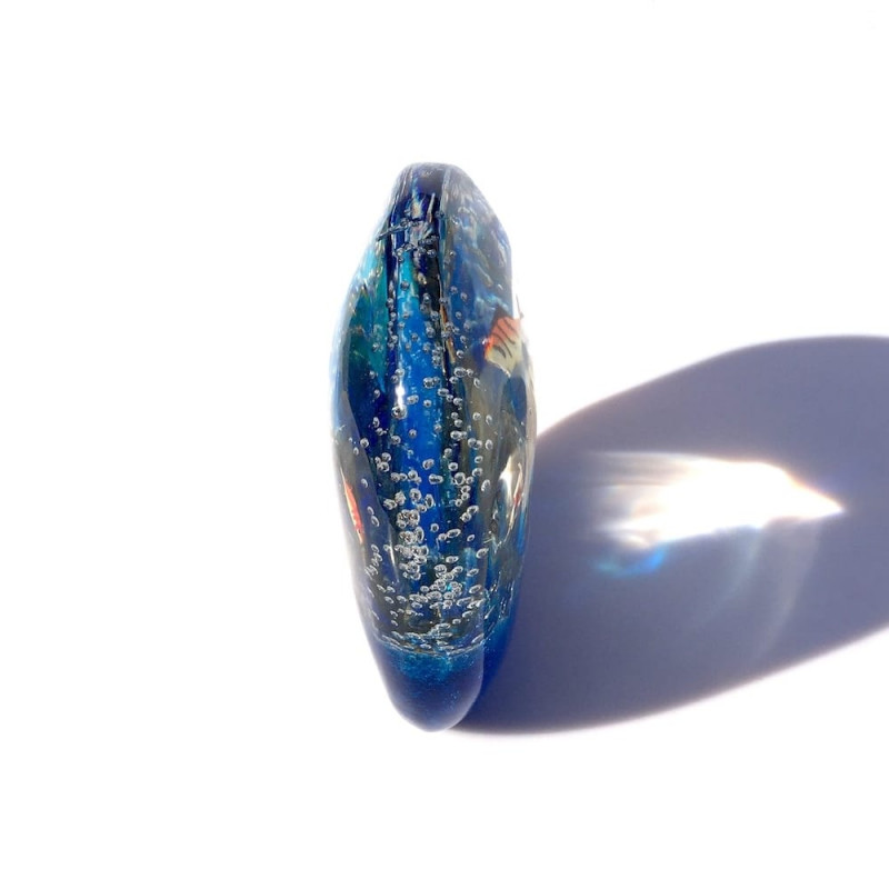 Murano glass rounded-shaped item