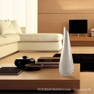modern white vase design