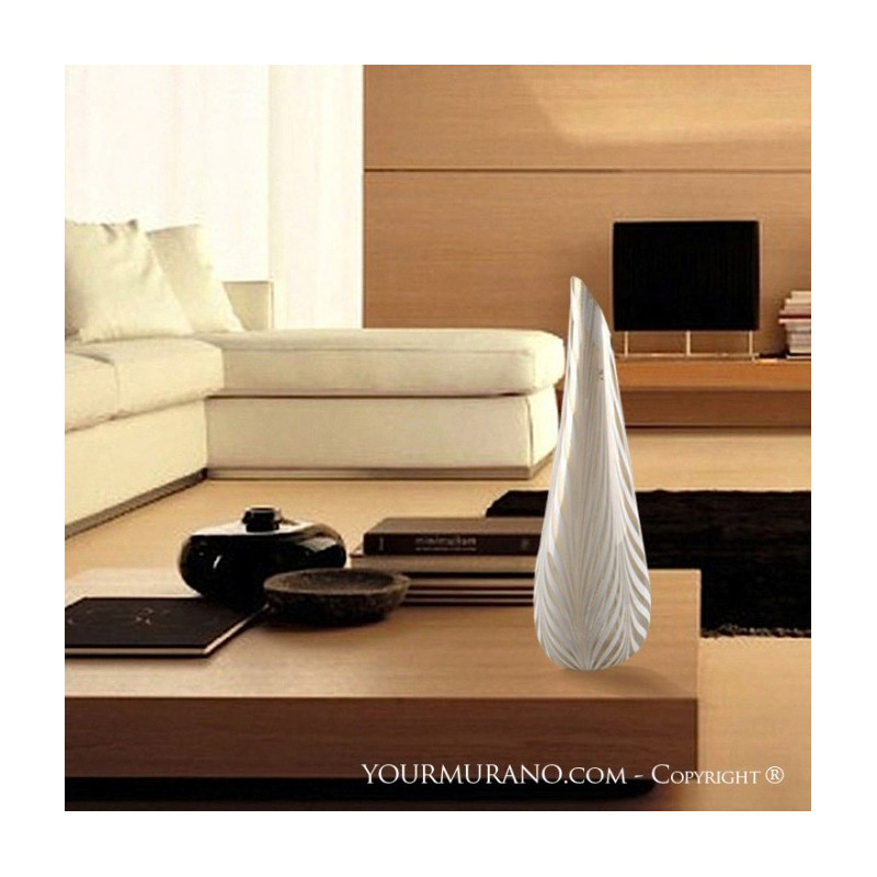 modern white vase design