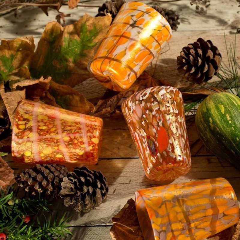 OMAGGIO AUTUNNO - Goto in vetro di Murano