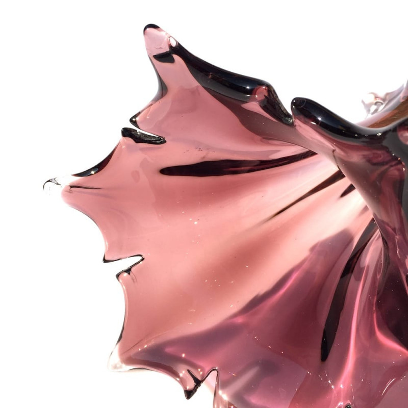 EVE vaso viola cristallo design moderno