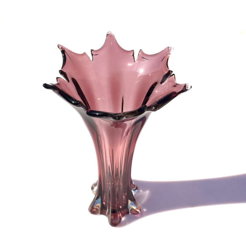 Home décor blown-glass vase