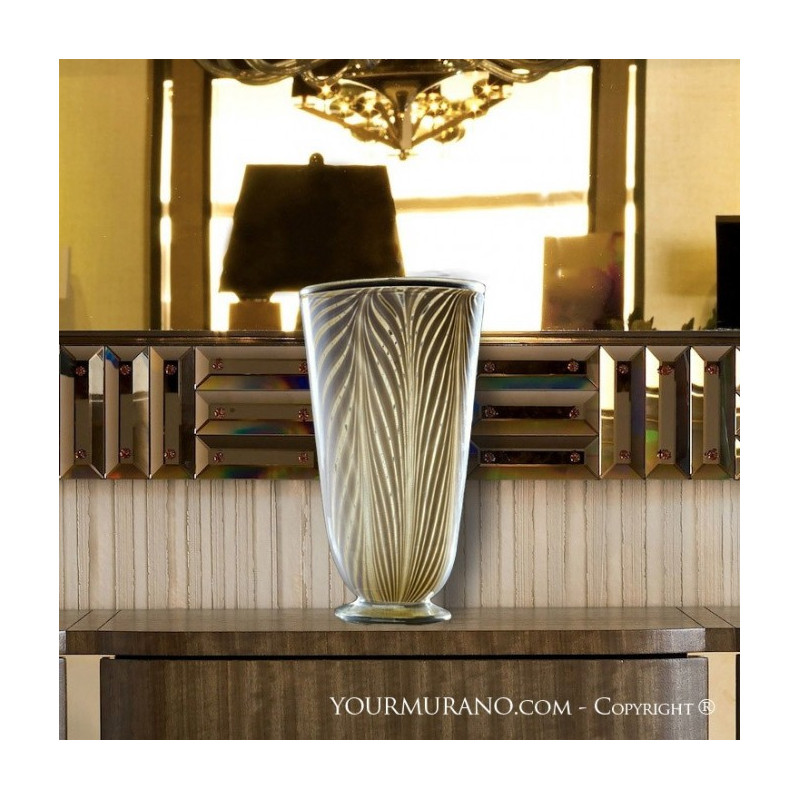 Vase murano decorative gold