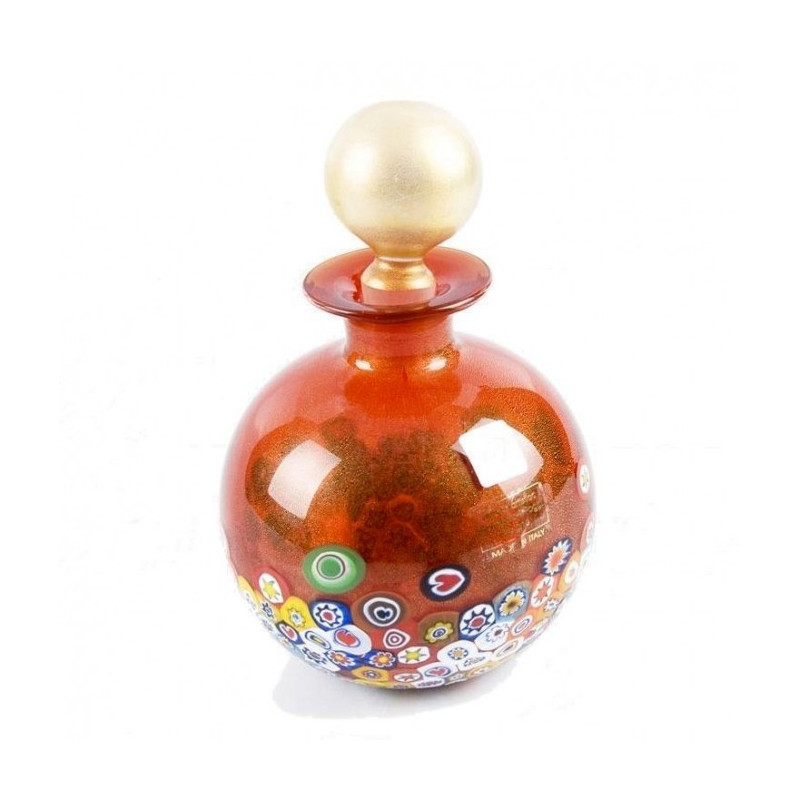 red rounded classic vase