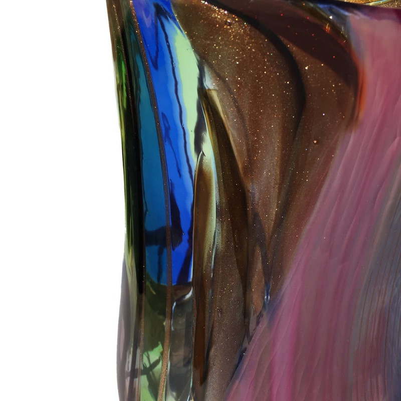 ISABEL tall rainbow nuances vase