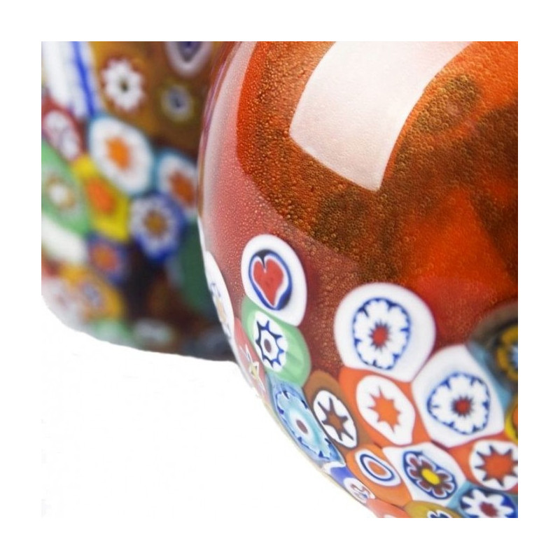 murrine decorated vases interior design