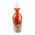 OTTAVIA Vaso a bottiglia decorativo in vetro di Murano rosso