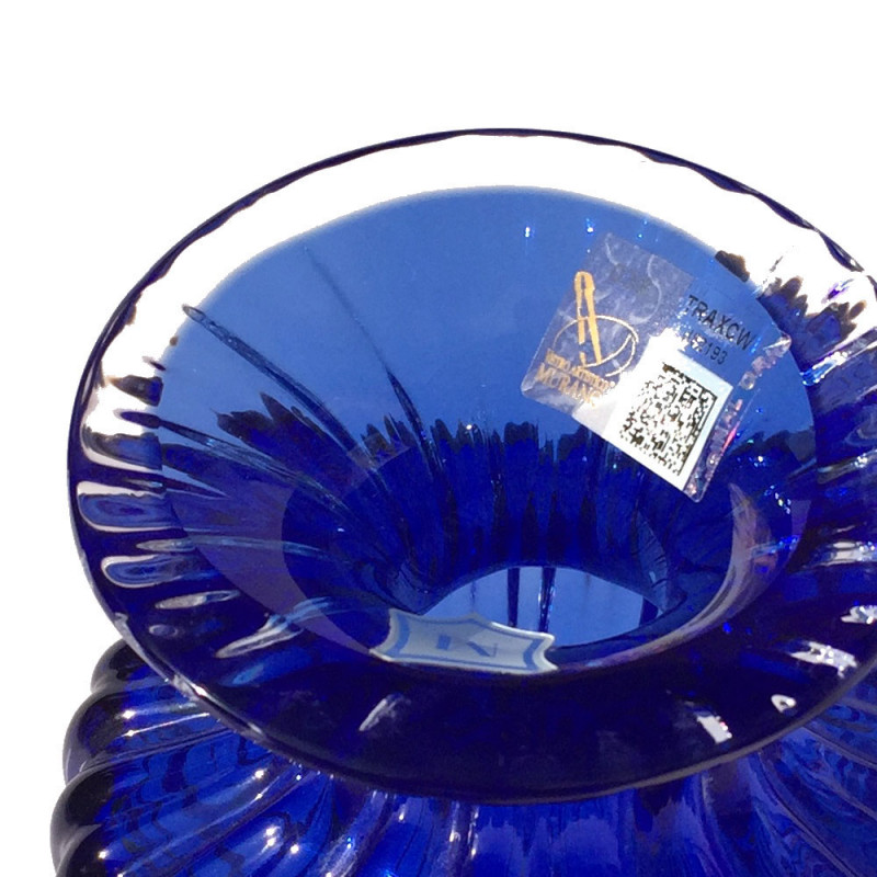 Ocean blu vase made in Italy
