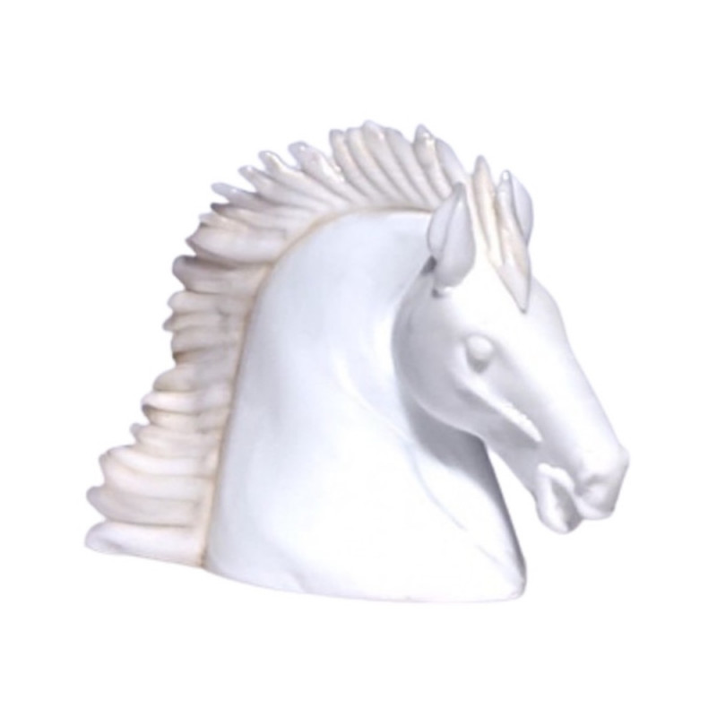 Murano glass horse head sculpture