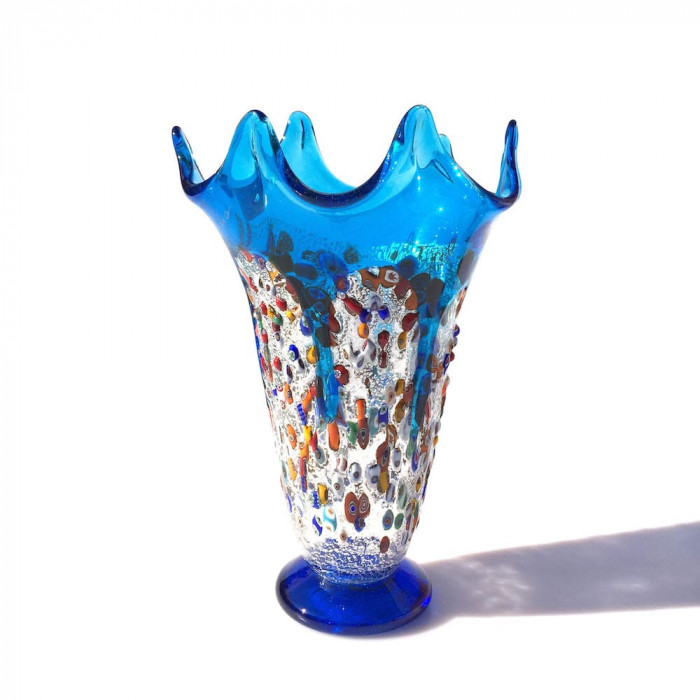 modern decorative glass vase murrine