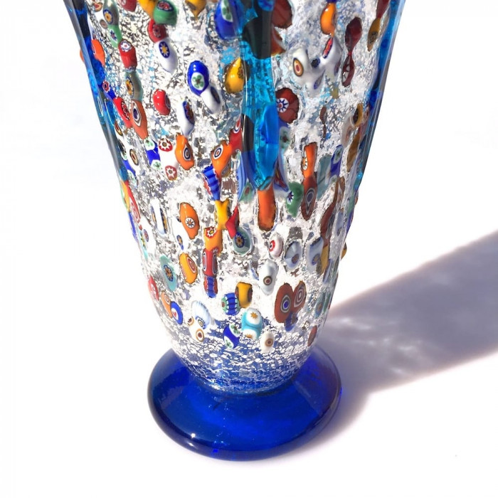 modern glass vase murrine