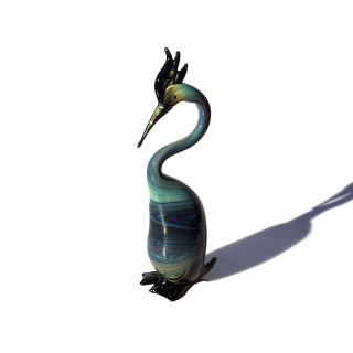 multicolored bird sculpture