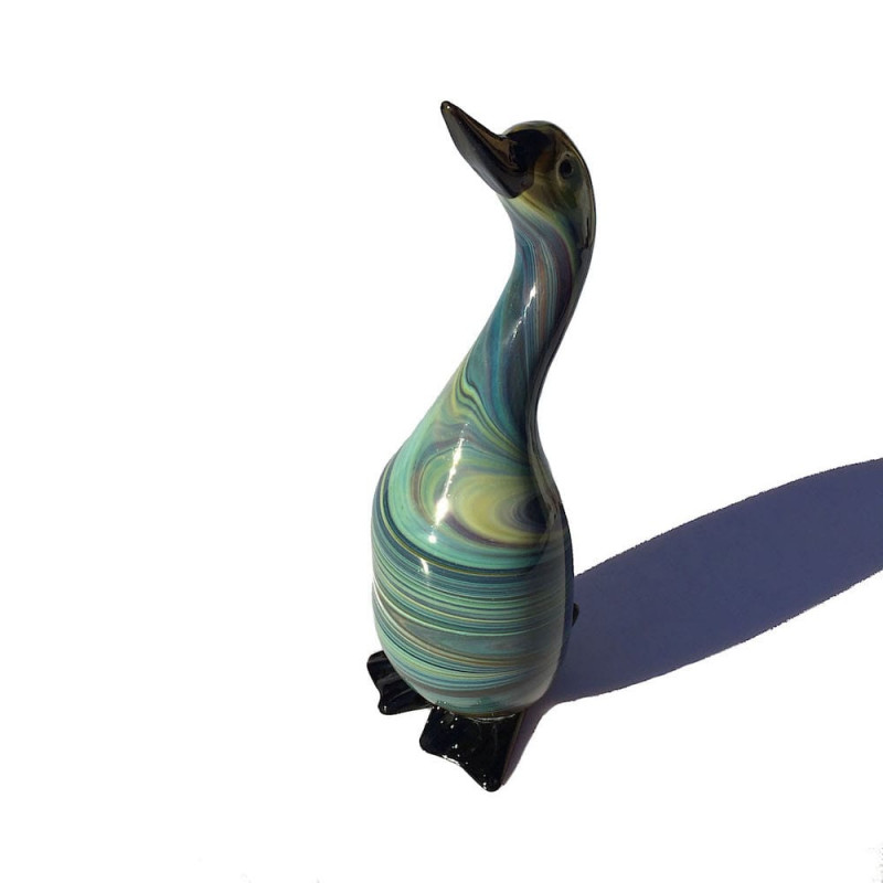goose sculpture in Murano glass