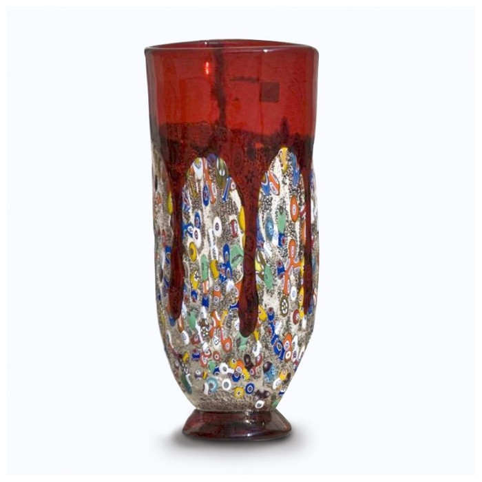 Vase venice red decorative