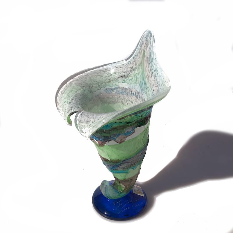 Blown-glass vase original gift idea