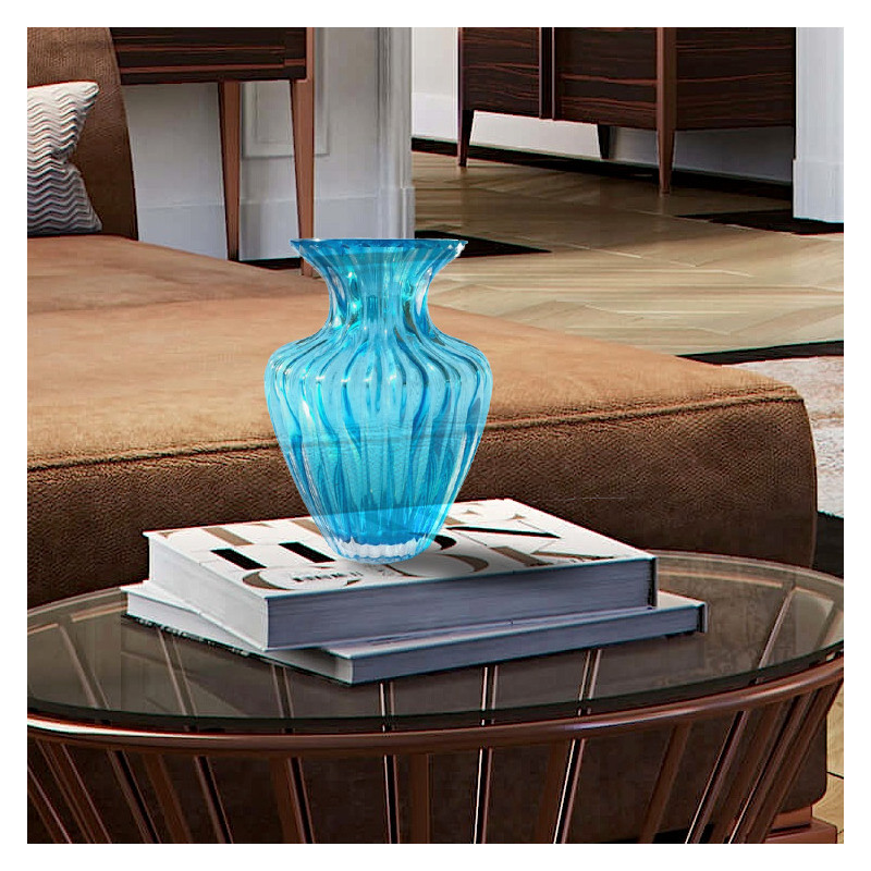 Small light-blue vase for your home décor