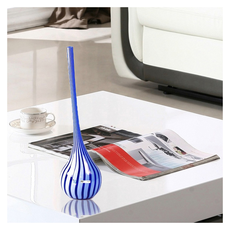 Modern blue and white vase for your home décor