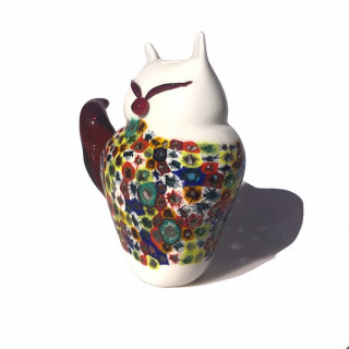 Murano glass cat sculpture