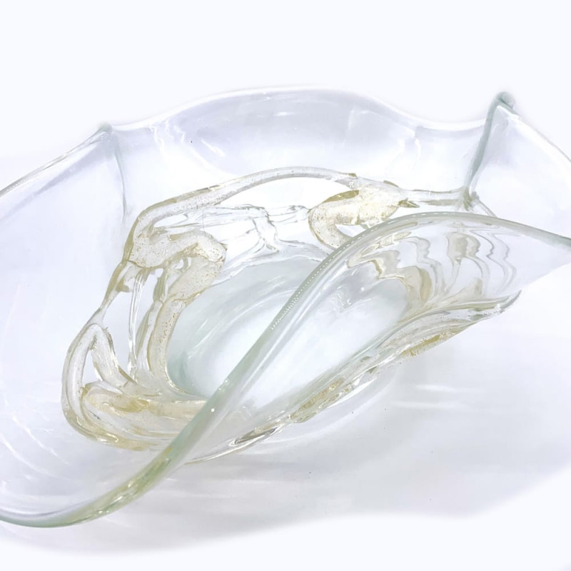Venetian glass crystal decorative bowl