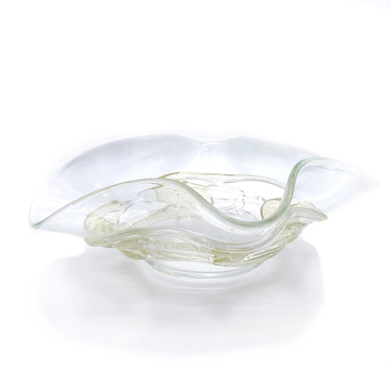 PARTENOPE crystal gold bowl luxury decor