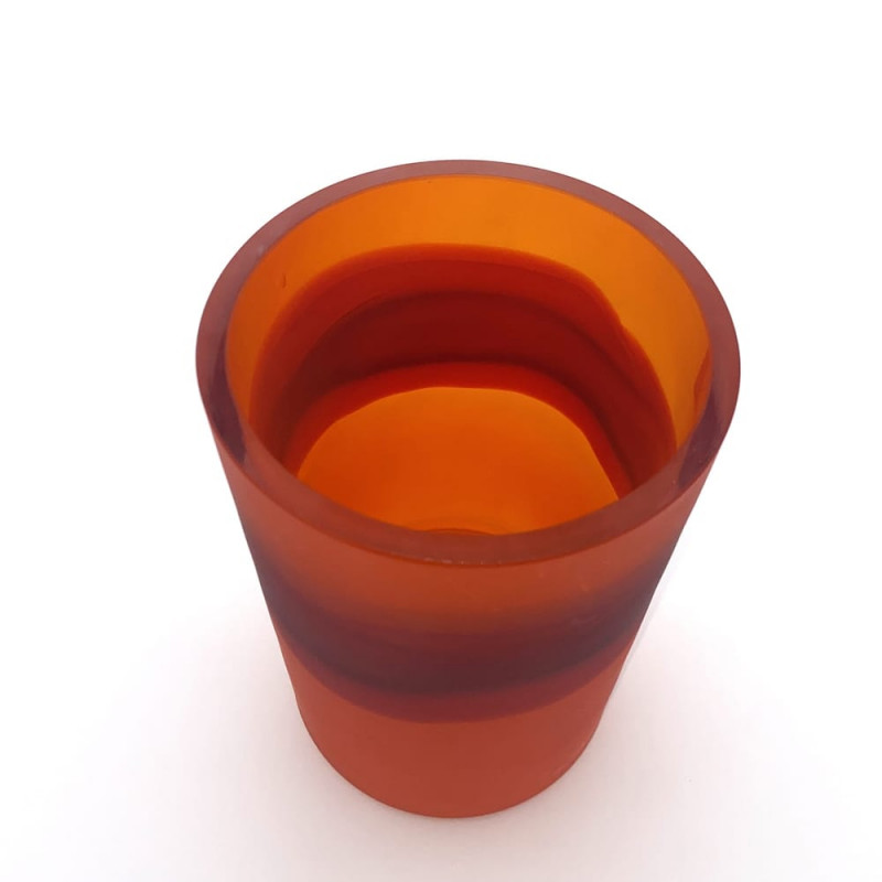 Made in Italy orange vase