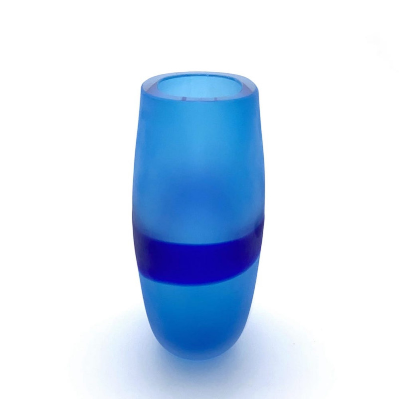 Simple design handmade glass vase