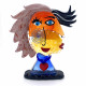 Murano glass sculpture in Picasso's style