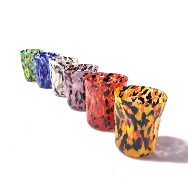 handcrafted traditional Murano drinking glasses