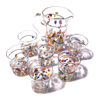 Murano glassware set